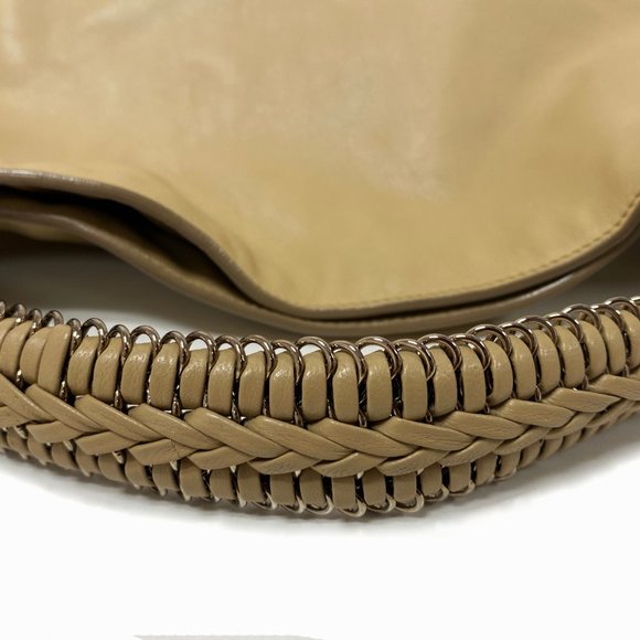 Salvatore Ferragamo Kayla Nappa Kid Desert Hobo Bag - Picture 7 of 11